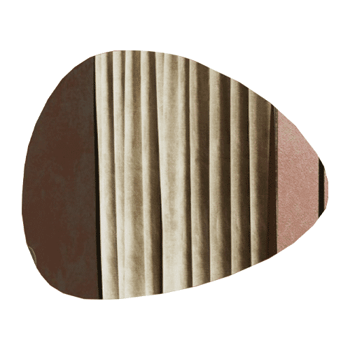 Miroir en forme de pierre – Image 2