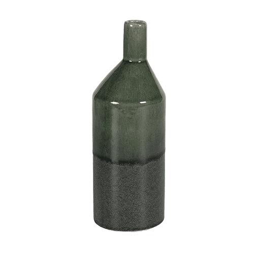Vase en terre cuite forme bouteille
