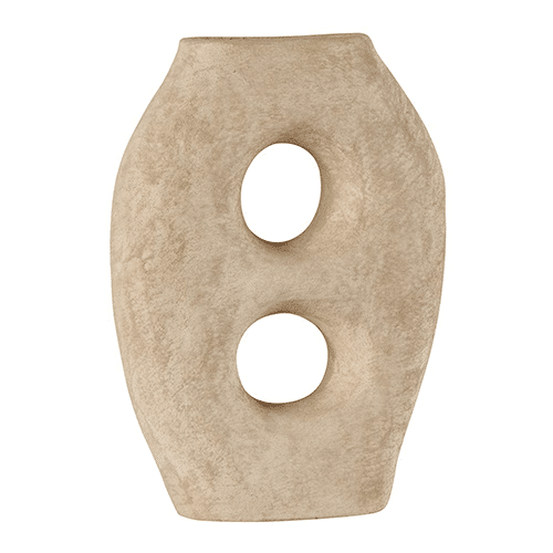 Vase en terre cuite ajouré 2 fois 20x27x8 cm