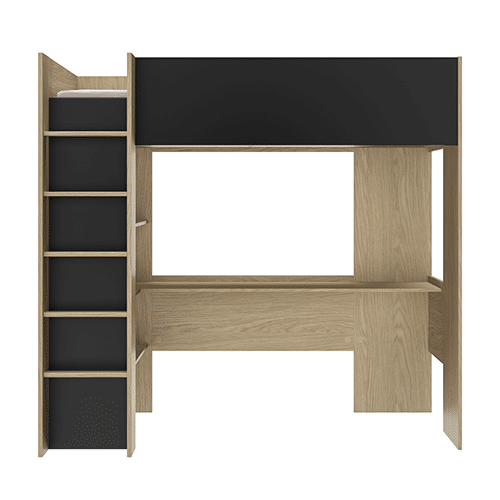 Lit haut superposé Nael 90x200 cm – Image 2