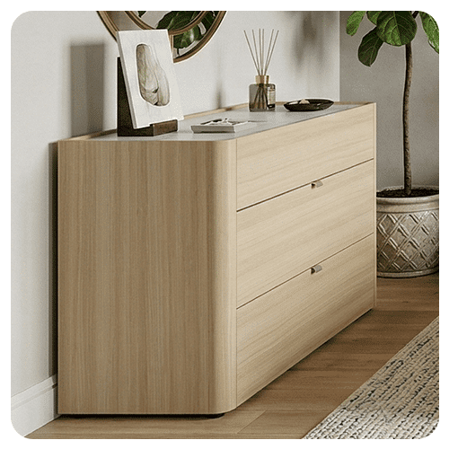 Commode 3 tiroirs SILVA