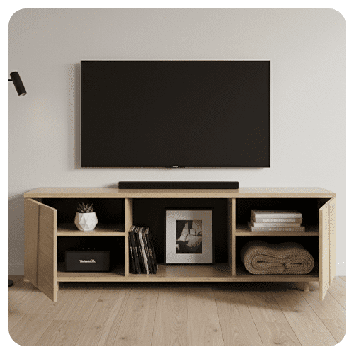 Meuble TV 2 portes Solena