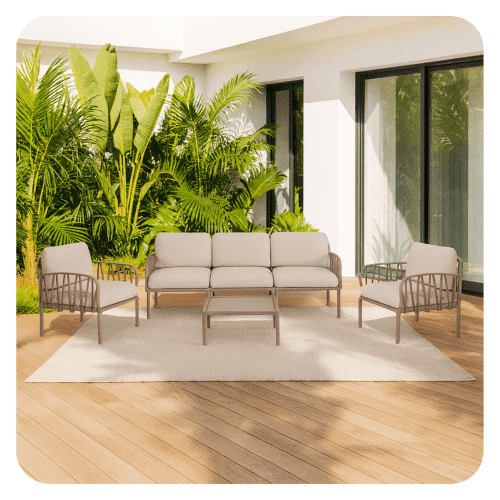 Ensemble sofa d'extérieur