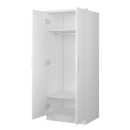 Armoire 2 portes blanc – Image 2