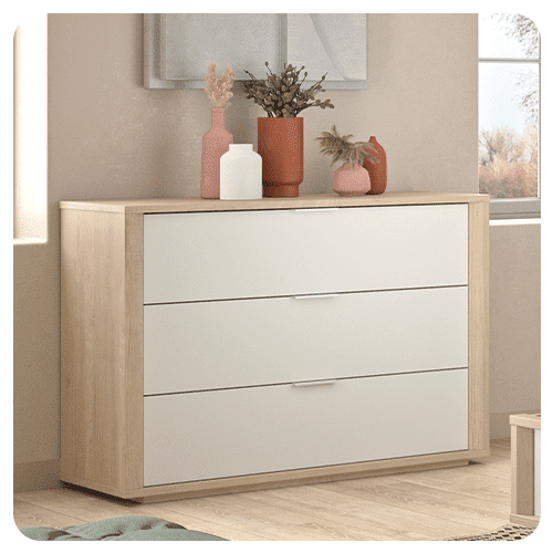Commode 3 tiroirs Manae