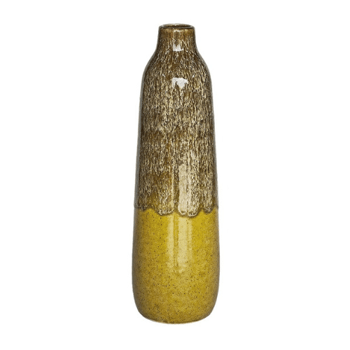 Vase bleu en terre cuite 16,5x25,5 cm