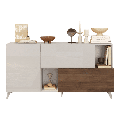 Buffet 1 porte 2 tiroirs Monaco – Image 2